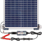 Optimate Solar Duo 20W Travel kit, TM522-D2TK, 6-Step 12V / 12.8V 1.6A Weatherproof Solar Battery Saving Charger & maintainer