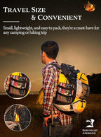 Fire Starter Squares 192, Natural & Odourless FireStarters Cubes for Campfire, Fireplace, Chimney and Barbecue, Water Resistant, Easy to Ignite, Safe Camping Accessories