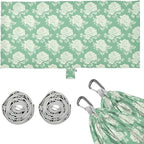 Peony Mint Green Hammocks for Camping Cloth Hammock for Outside Camping Essentials
