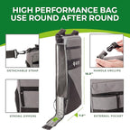 Golf Cooler Bag Plus 2 Ice Packs - Keeps Drinks Cold for Hours - Holds 6 Cans - Fits Discreetly in Golf Bags - Insulated Beer Sleeve and Cooler Accessories