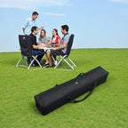 Heavy Duty Canopy & Roof Tent Storage Bag - XL Water-Resistant Organizer for Camping Cot, Hammock Cover, Grill Tools,Fishing Rods & Keyboard Stand with MOLLE Straps (29''(L)x5.9''(W)x5.9''(H))
