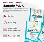 Legacy Food Storage Side Dishes, Emergency Food Supply, 6 Sides, 24 Servings, Up to 25 Year Shelf Life, Freeze Dried Survival Meals for MRE Camping, Hiking, Backpacking