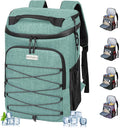 Cooler Backpack Insulated Leak Proof 30 Cans for Men Women,Waterproof Soft Cooler Bag，Lightweight Ice Chest Lunch Backpack for Beach Camping Picnic Travel Worksite Fishing