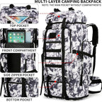 Hiking Backpack for Men 70L/100L Camping Backpack Military Rucksack Molle 3 Days Assault Pack for Climbing | Camping Backpack, 3 Days Assault Pack, for Climbing