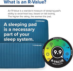 Big Agnes Captain Comfort Deluxe Camp | Supremely Comfortable, All-Weather, Self-Inflating Sleeping Pad