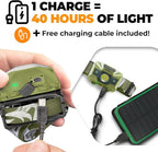 Foxelli USB‑C Rechargeable LED Headlamp – Ultra‑Light 2.4 oz & Bright 180 Lumens – Red/White Light, 5 Modes, IPX5 Waterproof, 40 h Runtime for Trail Running, Camping, Hiking