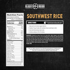 Ready Hour Southwest Savory Rice Case Pack – 32 Servings (4 Pouches) – Savory Rice Meal, Emergency Food Supply, Long Shelf Life, Bulk Storage, Prepper Pantry, Survival Rice