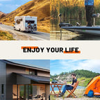 12V 100Ah BCI Group 24 LiFePO4 Battery, Built in 100A BMS, Max. 15000 Deep Cycle Lithium Rechargeable Battery for RV, Trolling Motor, Camping, Marine, Solar, Home Energy Storage