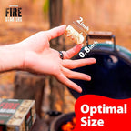 300 pcs Fire Starter - Natural Fire Starters for Campfires, Fire Pit, Pizza Oven, Fireplace, Smoker, BBQ, Pellet Stove & Wood - Fire Starters for Grill, Charcoal Starter