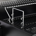 Royal Gourmet CD1519 Portable Charcoal Grill with Warming Rack, Tabletop Charcoal Grill with 303 Sq. In Cooking Area for Outdoor Camping and Picnic Grilling, Black