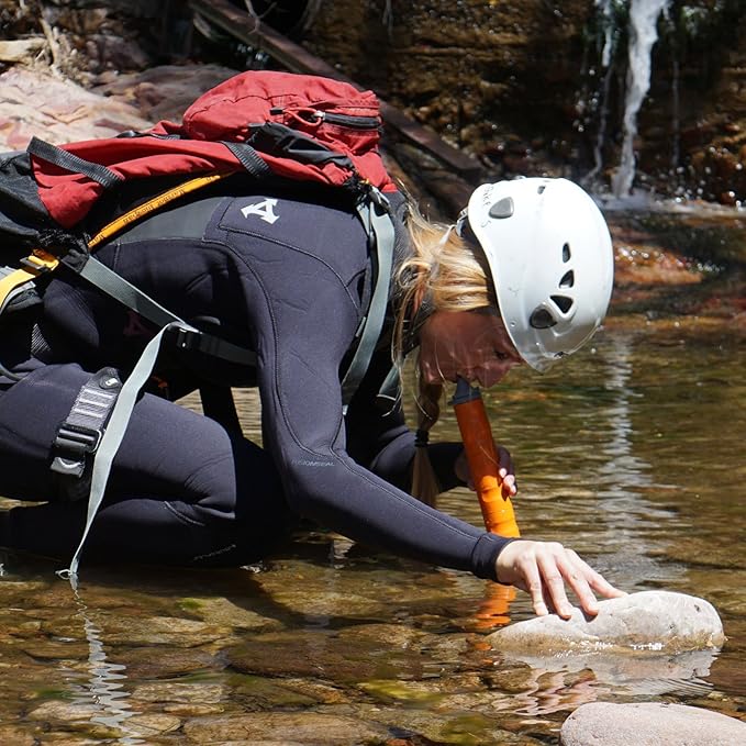 MUV Eclipse Survival Water Filter System - Blocks Chemicals, bacteria, Viruses, and More - The Ultimate Survival Water Filter For Outdoors and Camping