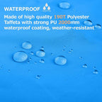 Azarxis Waterproof Camping Tent Tarp Hammock Rain Fly Footprint Ground Cloth Shelter Sunshade Beach Picnic Blanket Mat for Outdoor Camping Park Lawn