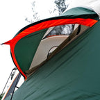 KTT Extra Large Tent 10-12-14 Person(A),Family Cabin Tents,2 Rooms,3 Doors and 3 Windows with Mesh,Straight Wall,Waterproof,Double Layer,Big Tent for Outdoor,Picnic,Camping,Family Gathering