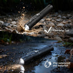 T05 EDC Tactical Flashlight Rechargeable, 1500 High Lumen 90 Degree Work Light with Magnet, 6 Mode Super Bright Small LED Flashlight for Work Maintenance, Outdoor, and Emergency Situations