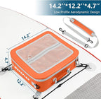 Waterproof PVC Paddleboard Cooler Deck Bag - 12 Can Soft Insulated Cooler for Paddleboarding, Camping, Kayaking