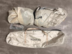 WiseLife Tent with Ropes, Compact Setup for Backpacking Outdoor Activities, Forest Campsites and Beach Camping Outdoors, Beige