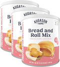 Augason Farms Bread and Roll Mix Can Emergency Food Supply,48 Servings,10 Year Shelf Life - Makes 6 Loaves or 72 Bread Rolls for Prepared Meals Ready to Eat,(Pack of 3)