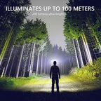Vekkia Ultra Bright LED Headlamp-5 Lighting Modes,White & Red LEDs Head Lamp, Camping Accessories Gear. IPX6 Waterproof Headlight for Running,Cycling,Fishing,Hiking,Repairing. Batteries Included