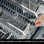 Rolling Grilling Baskets for Outdoor Grill Bbq Net Tube with Spray Bottle Large Outsidegrill Crate Baskrt Canisters Barbeque Basket for Camping Picnic Party Cooking Accessories Gifts for Men
