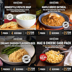 Ready Hour 72-Hour Emergency Food Kit Sample - Survival Meals Variety Pack for Disaster Prep, Freeze-Dried/Dehydrated Camping Food, Bug Out Bag MRE Alternative, Preparedness & Power Outage Supplies
