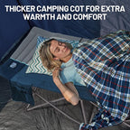Timber Ridge Extra Wide Heavy Duty Camping Cot for Adult, Easy Set Up Oversized Sleeping Cot with Carry Bag for Camping, Travel and Outdoors, Support up to 450lbs