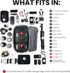 NANUK N-PVD 40L Duffle Camera Bag for Photographers – Hardshell Travel Backpack with Tripod Holder, Fits Multiple Camera Bodies, Large Lenses, 16″ Laptop & More – For City, Travel & Adventure