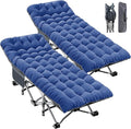 ABORON Heavy-Duty Folding Guest Bed for Adults, 500lb Capacity, Portable Extra Cot with 1215D Double Layer, Ideal for Indoor Guest Stays & Temporary Home Use