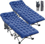 ABORON Heavy-Duty Folding Guest Bed for Adults, 500lb Capacity, Portable Extra Cot with 1215D Double Layer, Ideal for Indoor Guest Stays & Temporary Home Use