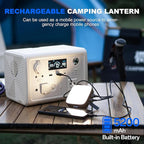 WUBEN F5 Camping Lantern Rechargeable, 5200mAh Portable Led Camping Lights, 500LM Camping Flashlight, LED Lantern for Power Outages Home, IP64 Waterproof Camping Essentials, Hurricane, Tent, Outdoor