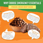 Emergency Essentials Freeze Dried Beef Dices #10 Can | Real Cooked Beef for Long Term Emergency Food Storage | Bite Size Chunks for Everyday Cooking, Soups, Stews, Camping, and Home Preparedness