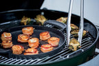Weber Master-Touch Charcoal Grill, 22-Inch, Ivory – Premium Outdoor BBQ Grill with Tuck-Away Lid Holder & One‑Touch™ Cleaning System, Porcelain‑Enameled Kettle