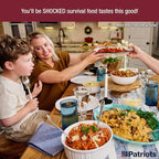 4Patriots 3 1-Week Survival Food Kits + 3 Emergency Food Bar Packs Bundle: 152 Delicious Servings