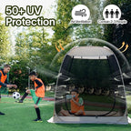 Alvantor Pop Up Screen House Gazebo with Mosquito Netting, Instant UV Resistant Sun Shelter for Patio & Backyard, Portable Canopy Tent for 2-10 Person
