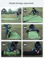 Travel Tent Outdoor Camping Tent Double Layer Waterproof Windproof Oversized Family Party Camping Tent