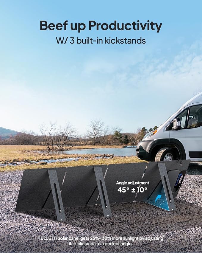 BLUETTI AC180 Solar Generator with 200W Solar Panel (Ships Separately), 1152Wh Portable Power Station w/ 4 1800W (2700W Surge) AC Outlets, LFP Power for Outdoor Camping, Trip, Power Outage
