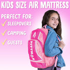 Pittman - Kids Air Mattress - Deluxe Kids Inflatable Bed with Electric Pump & Durable Backpack - Perfect Teen to Toddler Blow up Mattress for Sleepovers, Camping or Childs Travel Bed