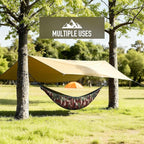 Single & Double Hammock Underquilt, Insulated Camping Quilt for Warm Sleeping, Easy to Setup and Packable for Camping, Hiking, Travel, Beach, Backyard, Patio (Camouflage)