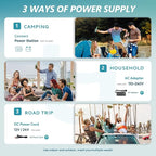 EUHOMY 12 Volt Refrigerator, 31QT(29L) Compressor Electric Cooler APP Control, Car Fridge -4℉~68℉, Portable Refrigerator 12/24V DC 100-240V AC, Portable Freezer for Camping, Travel, Boat
