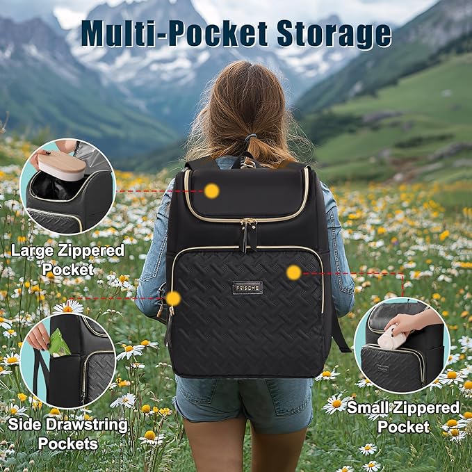 Backpack Coolers Insulated Leak Proof for Women Men, 35 Cans Large Capacity Waterproof Cooler Backpack, Soft Portable Cooler Bag for Beach Travel Camping Picnic Work
