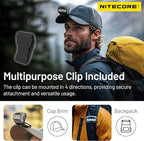 Nitecore HA23 UHE 600 Lumen MCT Outdoor Headlamp Multiple Color Temperatures Lightweight AAA Headlight Tag (Green)