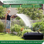 1000 L/264 gal Water Bladder Storage Containers, Foldable Portable Water Tank Large Capacity Soft Water Bag, Drought Resistance, Fire Prevention, Emergency Water