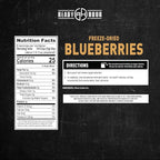 Ready Hour Freeze-Dried Blueberries Case Pack – 32 Servings (4 Pouches) – Shelf-Stable Fruit, Emergency Food Supply, Long-Term Food Storage, Shelf Stable Fruit