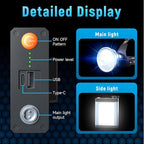 High Power LED Headlamp Separate Design Outdoor Head lamp Waterproof Rechargeable Long Range Headlight Suitable for Camping Hiking Fishing Hunting