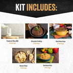 Ready Hour Gluten-Free Food Kit (120 Servings), Gluten-Free Survival Kit, Freeze-Dried Survival Food Storage, Emergency Preparedness, Prepper Supplies, 25-Year Shelf Life