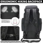 Hiking Backpack for Men 70L/100L Camping Backpack Military Rucksack Molle 3 Days Assault Pack for Climbing | Camping Backpack, 3 Days Assault Pack, for Climbing