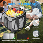 Soft Travel Coolers Bags Insulated Cooling 16hour for Camping Hiking Beach Travel Soft Sided Insulated Cooler Bag 20/48Cans for Women Men