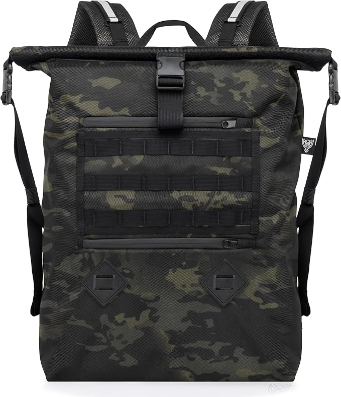Xtreme Sight Line ~ AQUA RT ~ Large Water-Proof Faraday Backpack for Laptops, Tablets, and Mid-Size Electronics ~ Tracking/Hacking Defense ~ Fits most laptops up to 17" ~ Midnight MultiCam