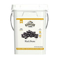 Dried Black Beans Emergency Food Supply, 237 Servings, 30 Year Shelf Life, Good Source of Iron, Protein, and Potassium, High in Fiber - Dehydrated Meals, Survival Food Camping Essentials, 4 Gallon Bucket