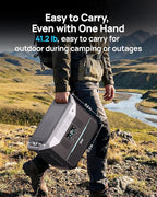 DaranEner Portable Power Station 1382.4Wh LiFePO4 Battery, 1800W (3000W Surge) Solar Generator with 1.3Hr Fast Charge, 15ms UPS Portable Generator for Home, Camping, RV, Emergency