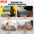 SUV Air Mattress, Self-Inflating Memory Foam Car Bed Mattress for SUV, Travel Camping Car Sleeping Pad with Storage Bag